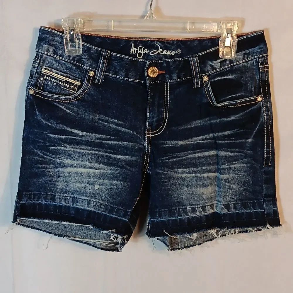 Ariya Stretch Denim Shorts